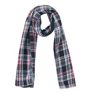 3 Pommes Checked Scarf
