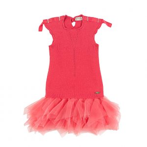 Pili Carrera Girls Pink Dress
