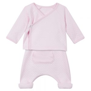 Absorba Baby Girls Pink Top & Pants Baby Set