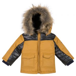 baby boy fur hood jacket