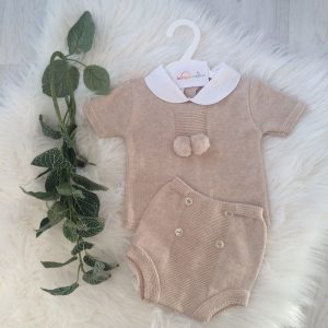 Beige Baby Outfit