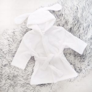 White Baby Dressing Gown
