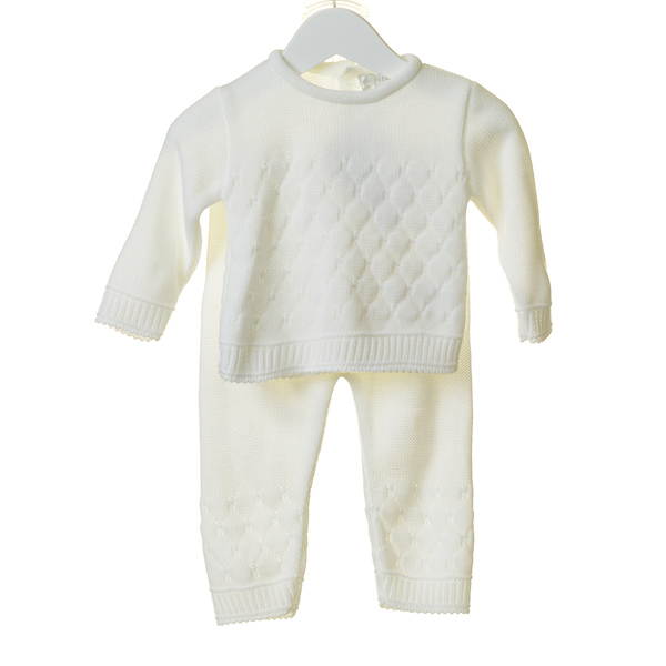 Unisex White Baby Set Unisex Outfit