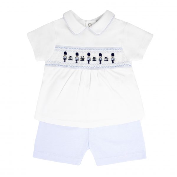 Bluesbaby Soldier Embroidered Shorts Set