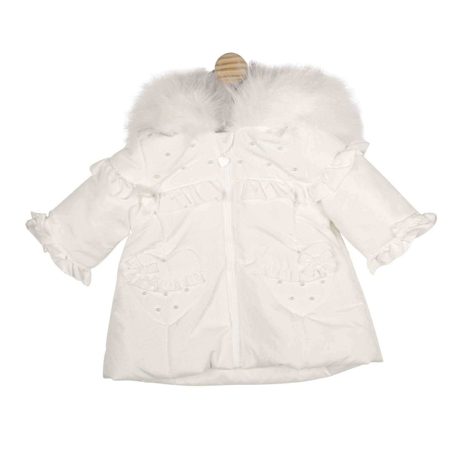 Baby Girls White Mintini Coat | Baby Girls Coats | Bumpalumpa.com
