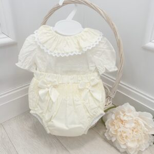 Baby Girls Lemon Bow Outfit